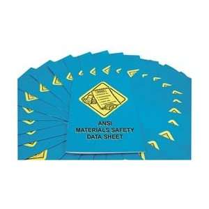  ANSI Material Safety Data Sheet Booklet