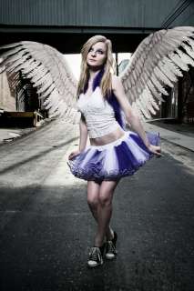 Purple Fantasy Striped TuTu Fairy Princess Tulle Skirt  