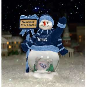 Tennessee Titans Team City Limits Snowman NFL Football Fan Shop Sports 