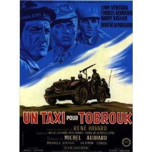  Taxi for Tobruk   Movie Poster   27 x 40