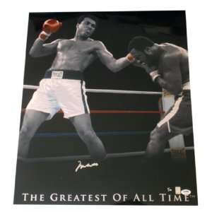  Muhammad Ali Signed, Colorized Collage  PSA/DNA  Gold 