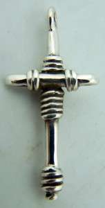 Solid Sterling Silver Nails Of The Cross Jesus Crucifix  