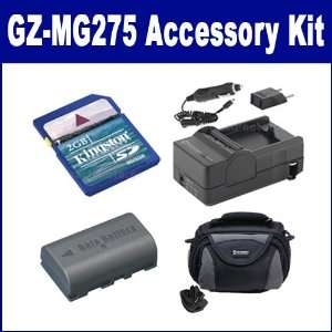  JVC Everio GZ MG275 Camcorder Accessory Kit includes SDM 