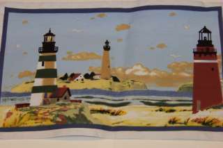 Summer Placemats Lighthouse Beach Scene 2 Styles NEW  