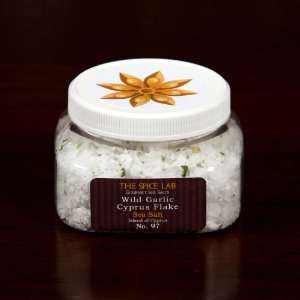 The Spice Labs   Premium Wild Garlic Cyprus Flake Finishing Sea Salt 