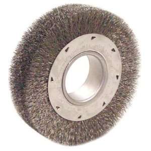   Dh8 8 Inch .014 Wide Face Wire Wheel W 2 Inch Arbor