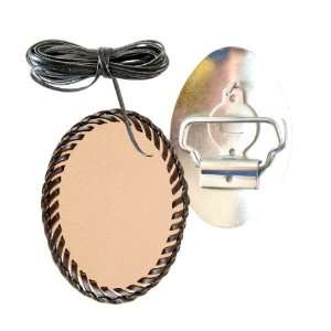  Oval Leather Belt Buckle Kit (Tooling Leather) Arts 