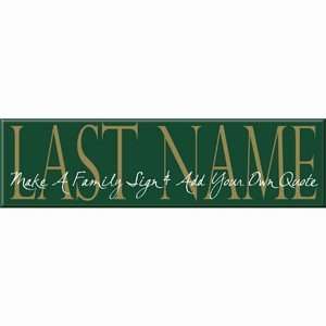  Make Your Own Family Name Sign Patio, Lawn & Garden