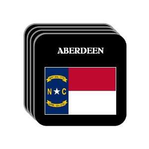 US State Flag   ABERDEEN, North Carolina (NC) Set of 4 Mini Mousepad 