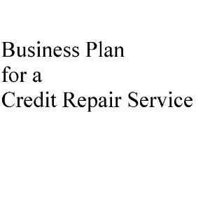  Business Plan for a Credit Repair Service (Professional 