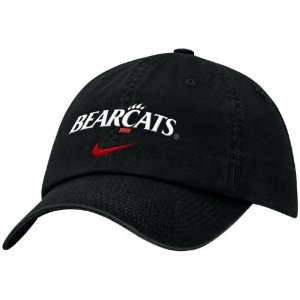  Nike Cincinnati Bearcats Black Campus Adjustable Hat 