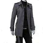 2011 Men‘s Classic Fashion Winter Single breasted Trench Coat 3116