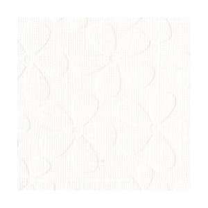  Bazzill Embossed Cardstock 12X12 Oopsy Daisy/Bazzill White 