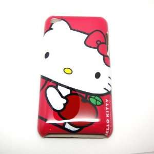  hello kitty cute red apple Case Cover For apple ipod touch 