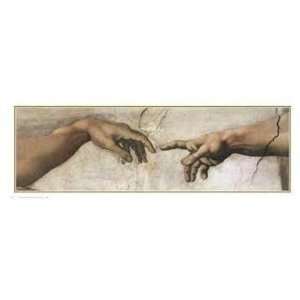  The Creation Of Adam Poster Print