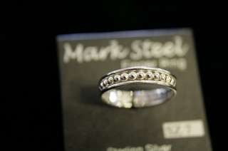 DOT BEAD BAND *STERLING SILVER FINGER & THUMB RINGS* BY MARK STEEL 