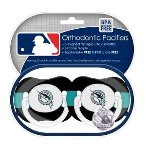  MLB Florida Marlins Pacifiers (2 Pack)