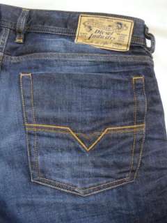 BNWT DIESEL Mens Boot Cut Jeans Zatiny 73N Dark Blue All Size x 32 