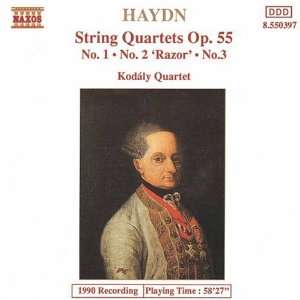   Haydn String Quartets Op. 55 Franz Joseph Haydn, Kodaly Quartet
