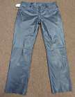 Mens Cow Shiny Glazed Leather Jeans Pant New All Sizes  