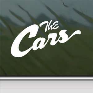  The Cars White Sticker Rock Band Car Vinyl Window Laptop 