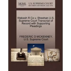  Wabash R Co v. Sheehan U.S. Supreme Court Transcript of 