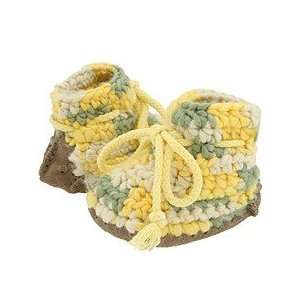   Baby Crochet Yellow Ugg Boots Uggs Medium 4 5 Infant Shoes