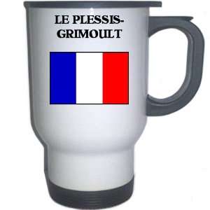  France   LE PLESSIS GRIMOULT White Stainless Steel Mug 
