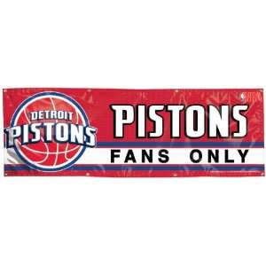 Detroit Pistons 2x6 Vinyl Banner