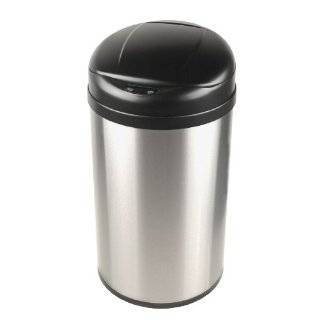   DZT 49 8 Infrared Touchless Stainless Steel Trash Can, 13.0 Gallon