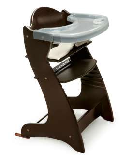 Badger Basket Embassy Wood Baby High Chair Espresso  