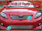 09 10 2009 2010 TOYOTA Corolla Billet Grille Combo 2PC Grille