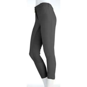  On Course Cotton Naturals Full Seat Breeches Black, 34 