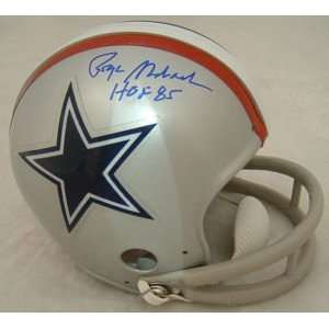 Roger Staubach Signed Dallas Cowboys 1976 Mini Helmet