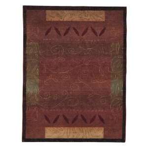   Sphinx Kharma Red / Gold Authentic Washed Style Rug 8 Square (439R4