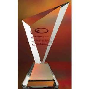   perfect glass award with sharp angles and clean lines. Electronics