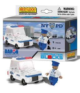 Construction Toy NYPD New York Police Department Building Block Toy 