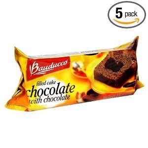 Bauducco Filled Cake, Chocolate with Chocolate, 9.88 Ounce Package 