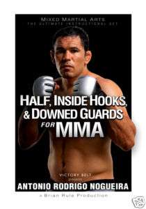 Nogueira Half Inside Hooks Downed Guard MMA DVD bjj  