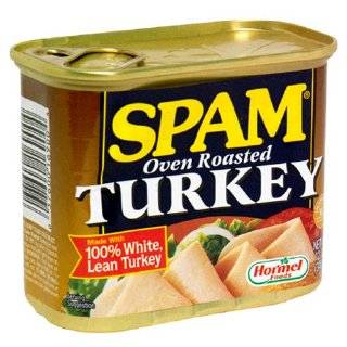 SPAM Oven Roasted Turkey, 12 Ounce Cans (Pack of 6)