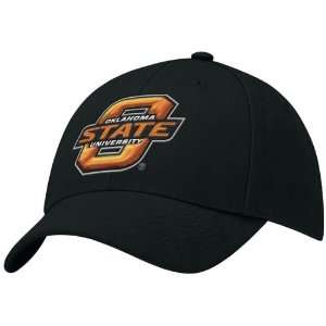  Nike Oklahoma State Cowboys Black Swoosh Flex Fit Hat 