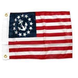  US Yacht Superknit Printed Polyester   Single Sided Flag 