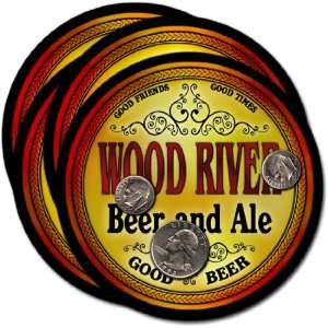  Wood River, IL Beer & Ale Coasters   4pk 