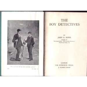  The Boy Detectives John G Rowe Books