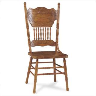 International Concepts Double Pressback Oak Chair 1C04 502  