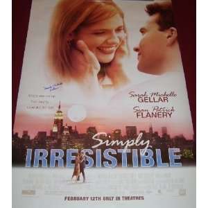 Sarah Michelle Gellar Simply Irresistible   Signed Autographed 27x40 