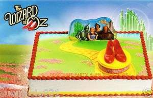 Wizard of Oz Ruby Red Slippers Cake Decoration Topper Kit  