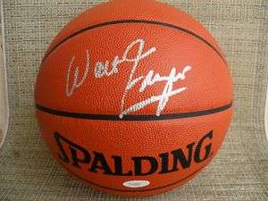 WALT FRAZIER Signed NBA Official Game Basketball JSA  