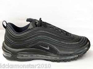Nike Air Max 97 Metallic Black Running Sneaker Men Sz  