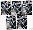 Lot of 5 1996 Assets A Cut Above Emmitt Smith #CA8